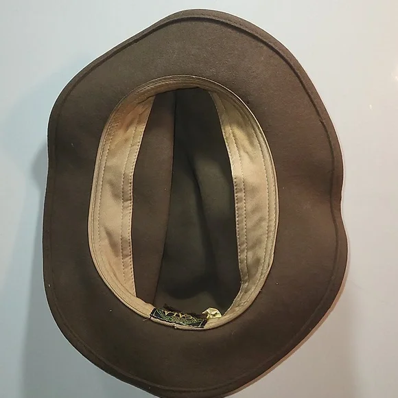 Men's Authentic Scala Brown Hat - Picture 7 of 14